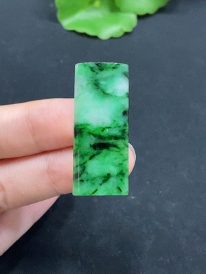 F31630168 Jadeite Inlay Piece Total Weight Approx. 3.17g Containing Other Mineral Components
