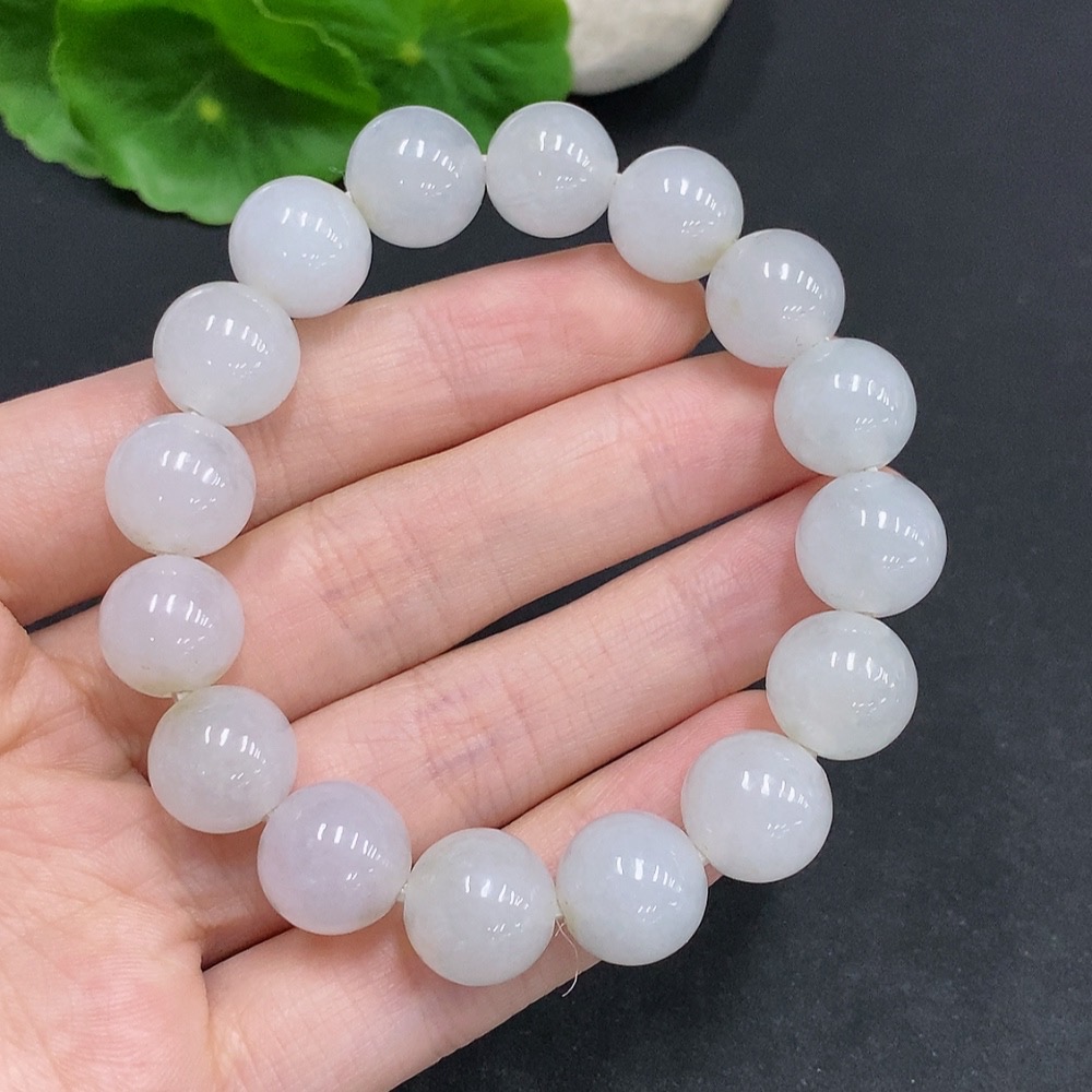F33906441 Jadeite Bracelet Total Weight About 48g Size Approx.12mm