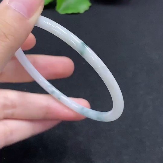 F32819038 JadeiteRound Bangle Bracelet, Size 60.8, Total Weight Approx. 12.54g