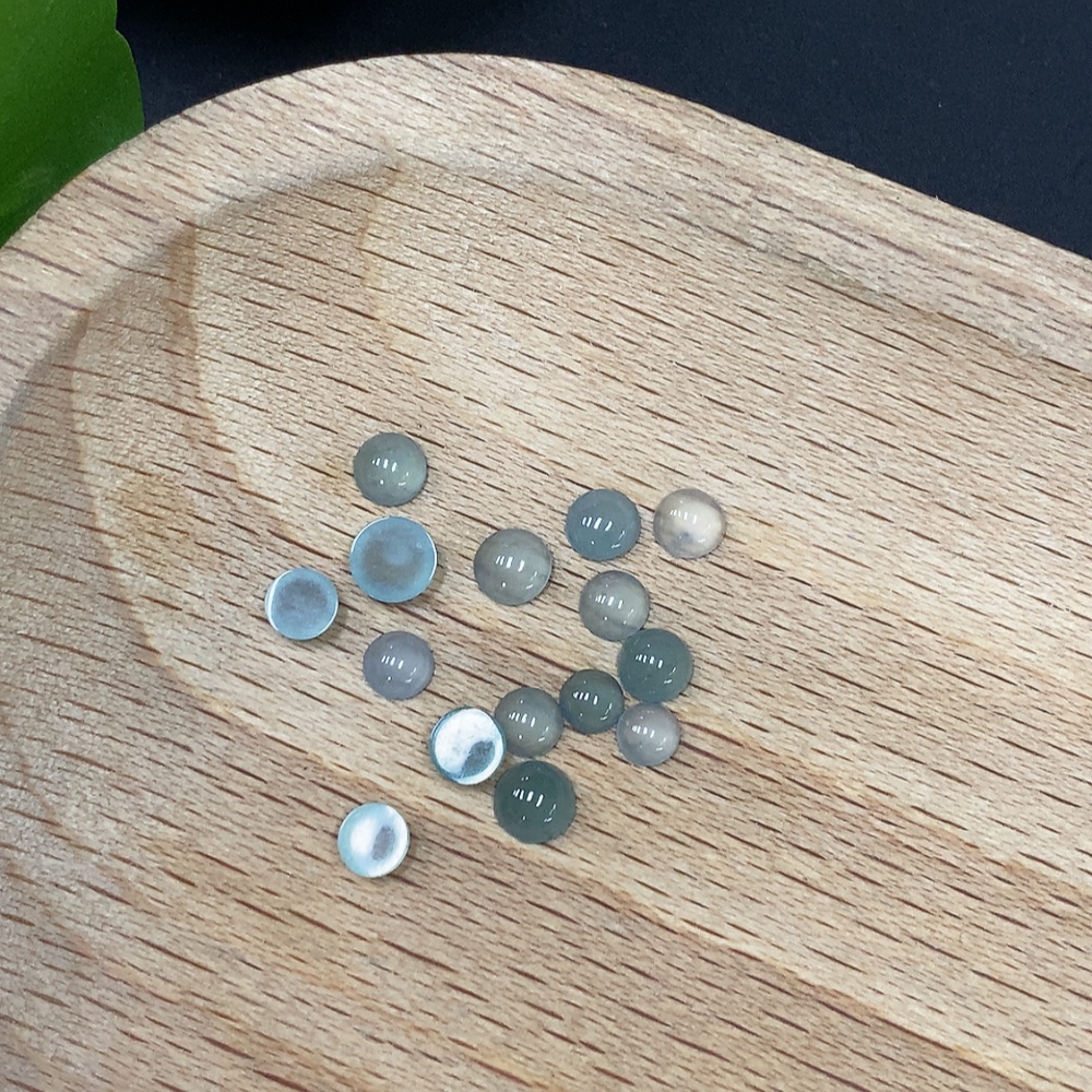 F29417737 Jadeite Inlaid Pieces (Sold as a Lot)