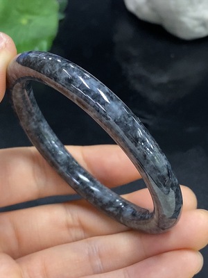 F25923201 Jadeite Round Bangle Size 52.5 Total Weight Approx. 31.32g