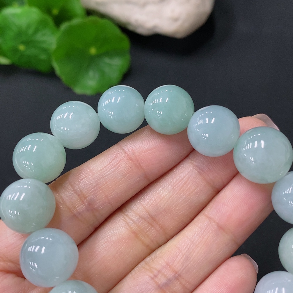 F34076645 Jadeite Bracelet Approx.12.7mm Total Weight About 53.8g