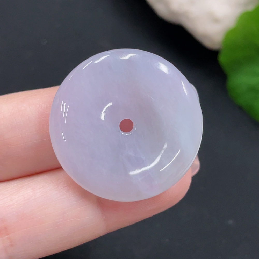 F27138441 Jadeite Pendant Peace Buckle Total Weight Approx. 8.2g