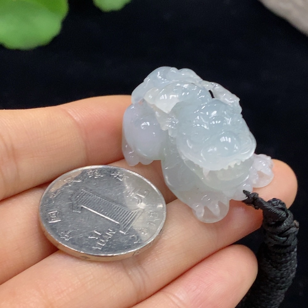 F30501224 Jadeite Pendant Pixiu with Cord Total Weight Approx. 25.85g