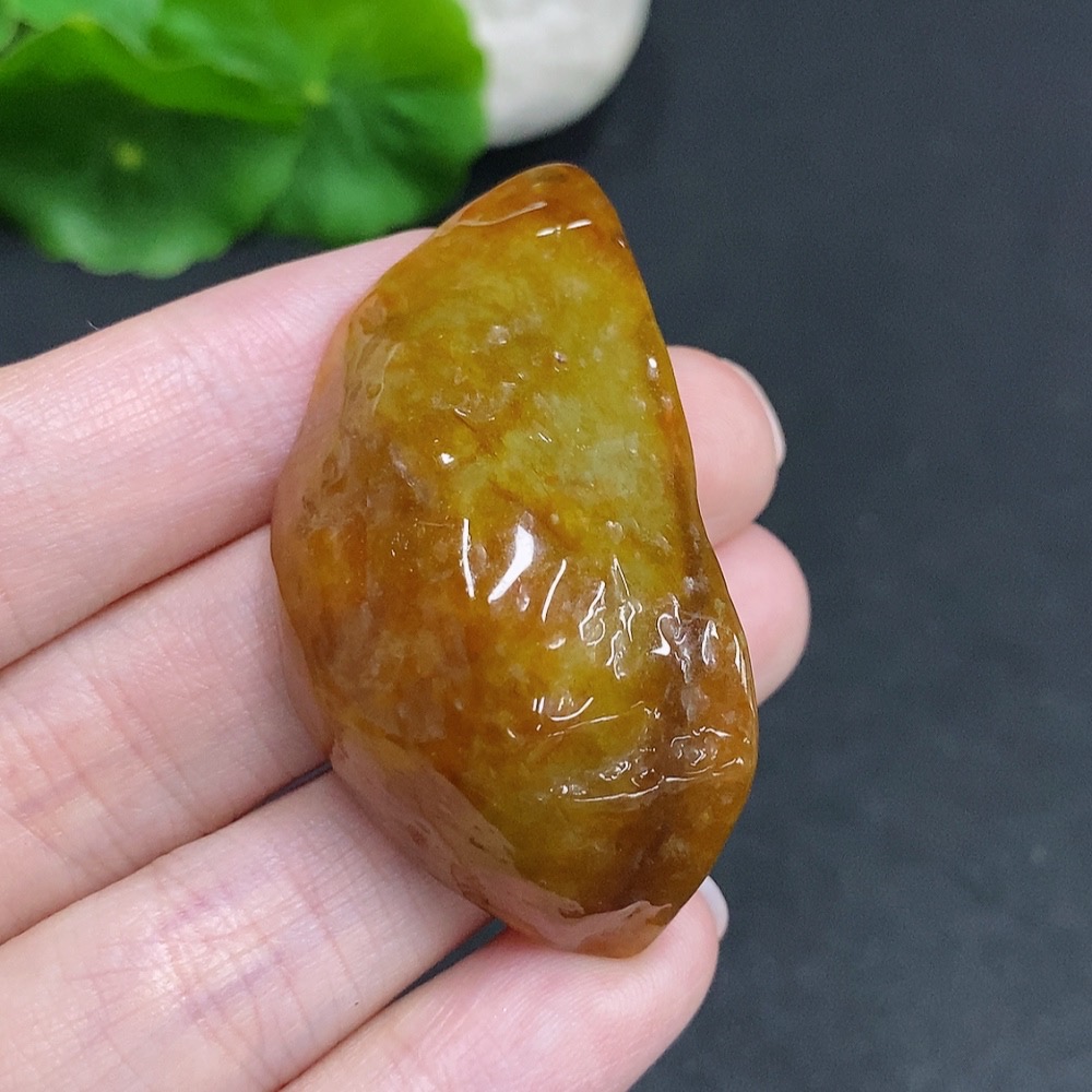 F34035019 Jadeite Pendant Total Weight Approx. 26.3g Yellow Color Origin Undetermined