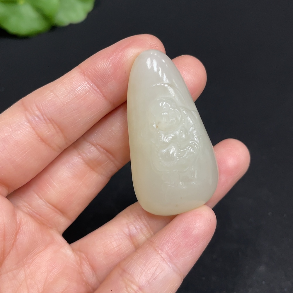 H34051785 Hetian Jade Pendant - Buddha Figure, Total Weight Approx. 21g