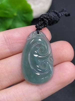 F33877825 Jadeite Ruyi Pendant Total Weight Approx. 4g (including rope weight)