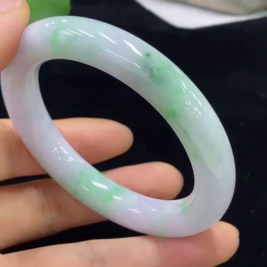 F32803656 Jadeite Round Bangle Size 53 Total Weight Approx. 59.51g