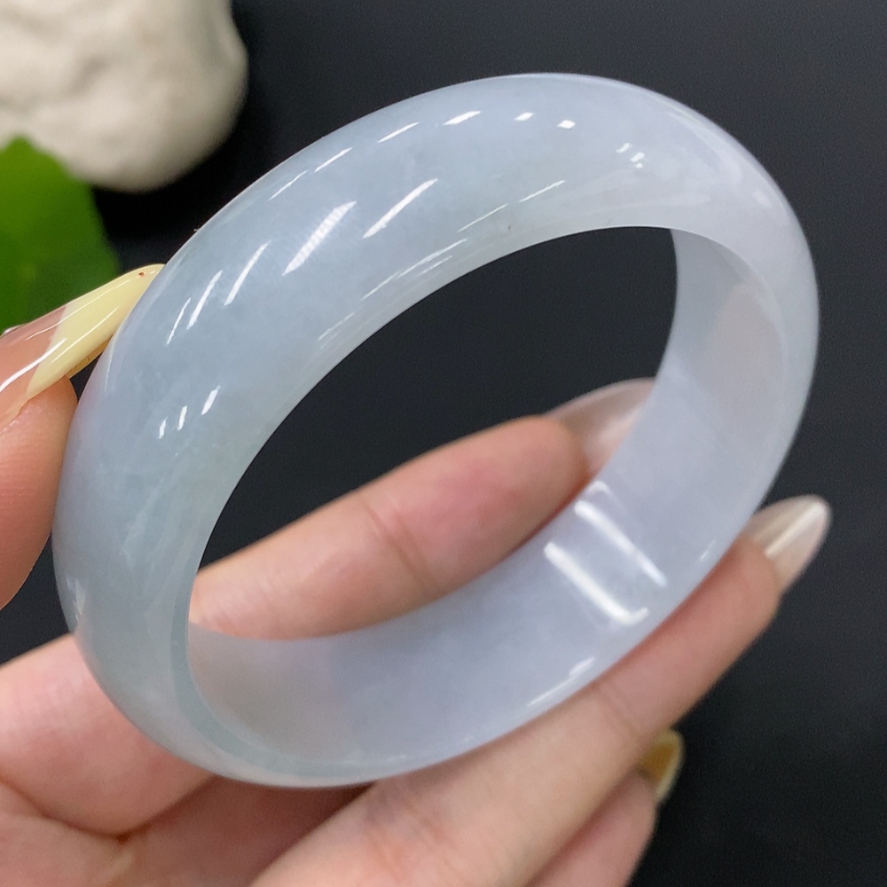 F29416553 Jadeite Round Bangle Size 56.5 Total Weight Approx. 60g
