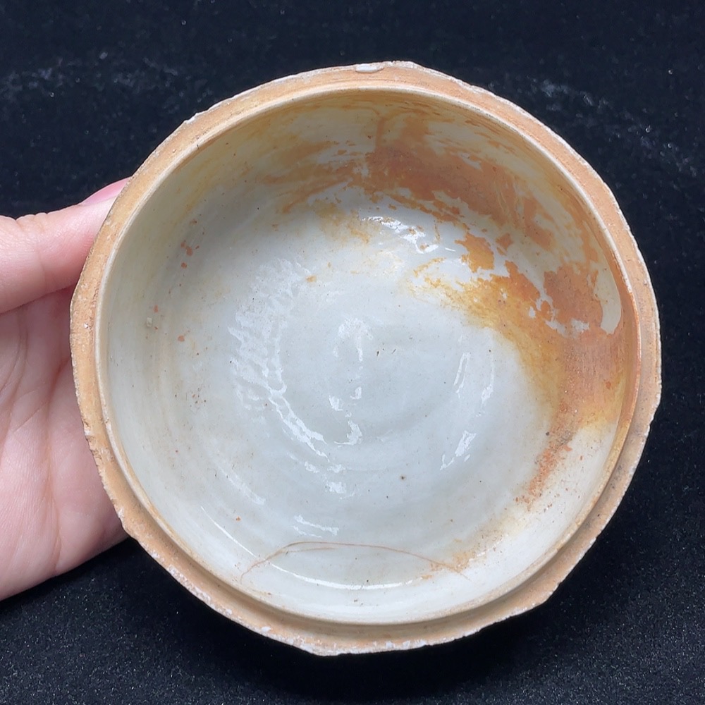 W30476353 Ceramic 2pcs Patterned Translucent Celadon Floral Bowl (subject to the actual item)