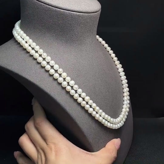 C32782669 Pearl Necklace Total Weight Approx. 61.7g Size 6.1mm Non-Gold