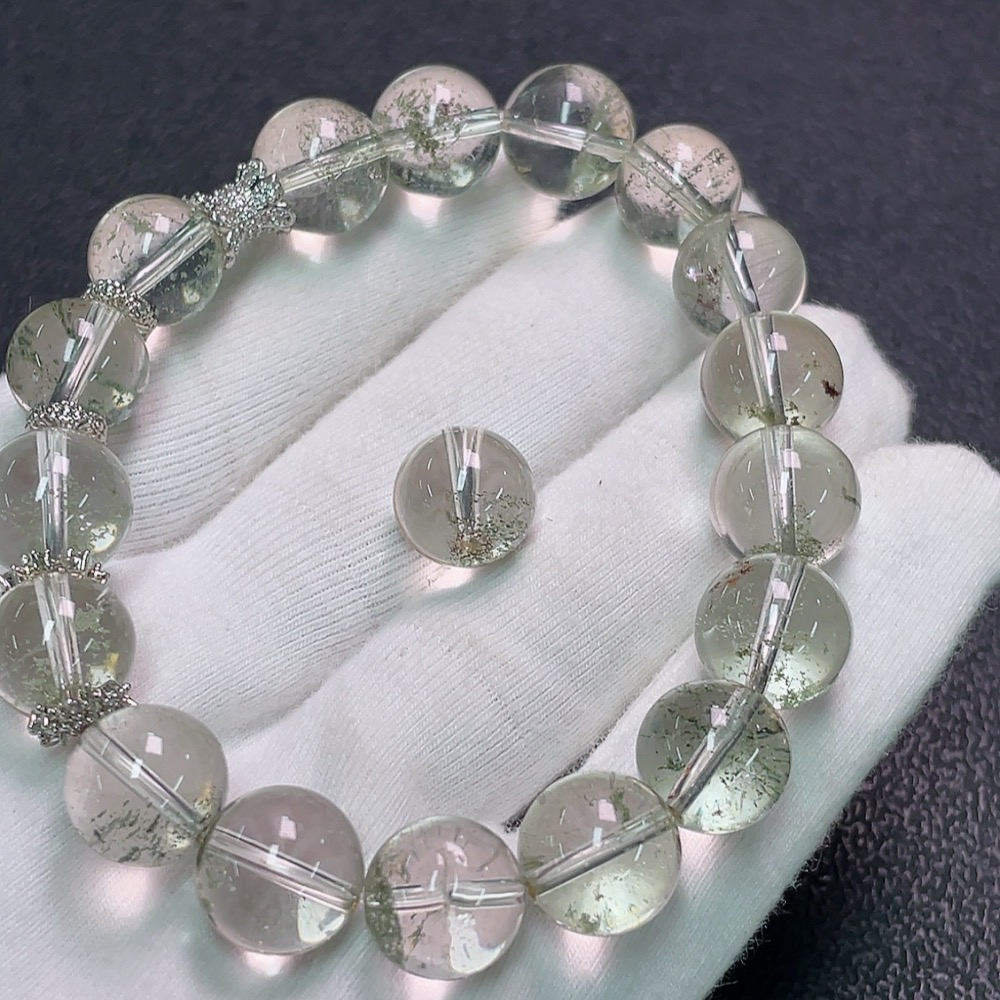 C33869447 Crystal Bracelet + Single Bead Non-Gold Total Weight Approx. 39.55g Size 10.9mm Sell as a Lot