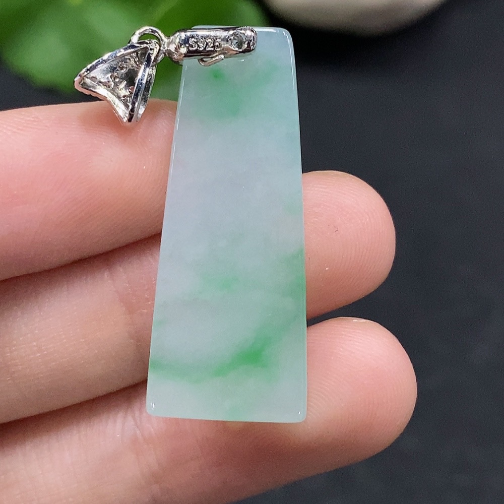 F33895189 Jadeite Plain Pendant Non-Gold Total Weight about 3.4g
