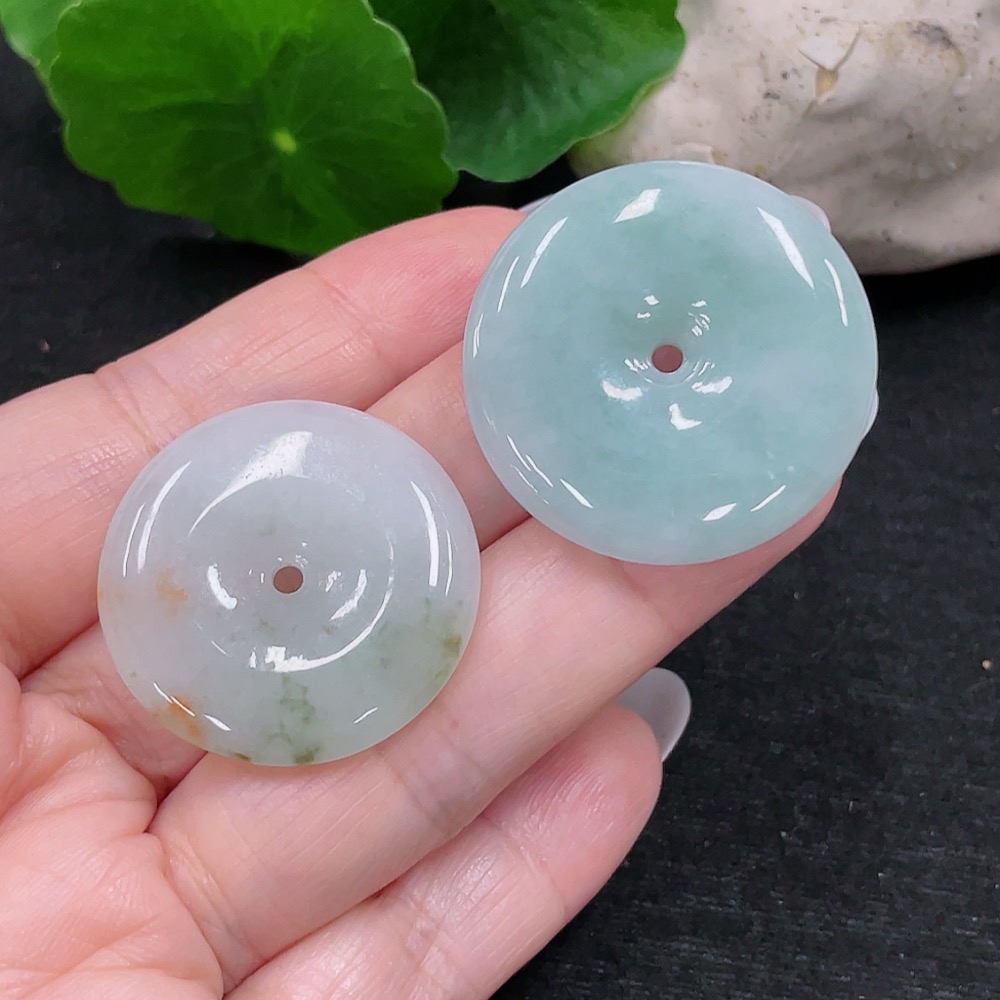F33873899 Jadeite Pendants Sell as a Lot