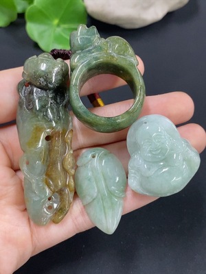 F41936538 翡翠挂件/指环 一手走