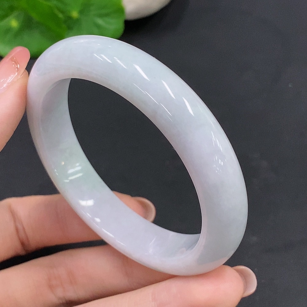 F26044946 Jadeite Round Bangle Total Weight Approx. 52g Size 54