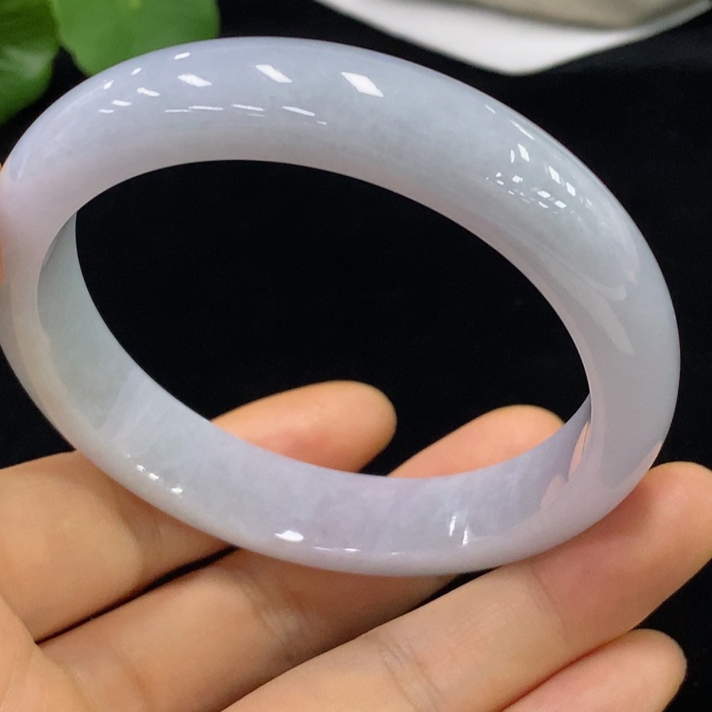 F33929827 Jadeite Regular Round Bangle Size 59.5 Total Weight Approx. 60.41g