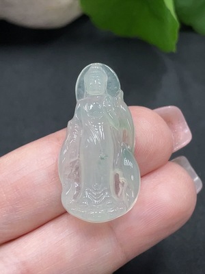 F18971297 Jadeite Buddha Pendant Total Weight 3.365g