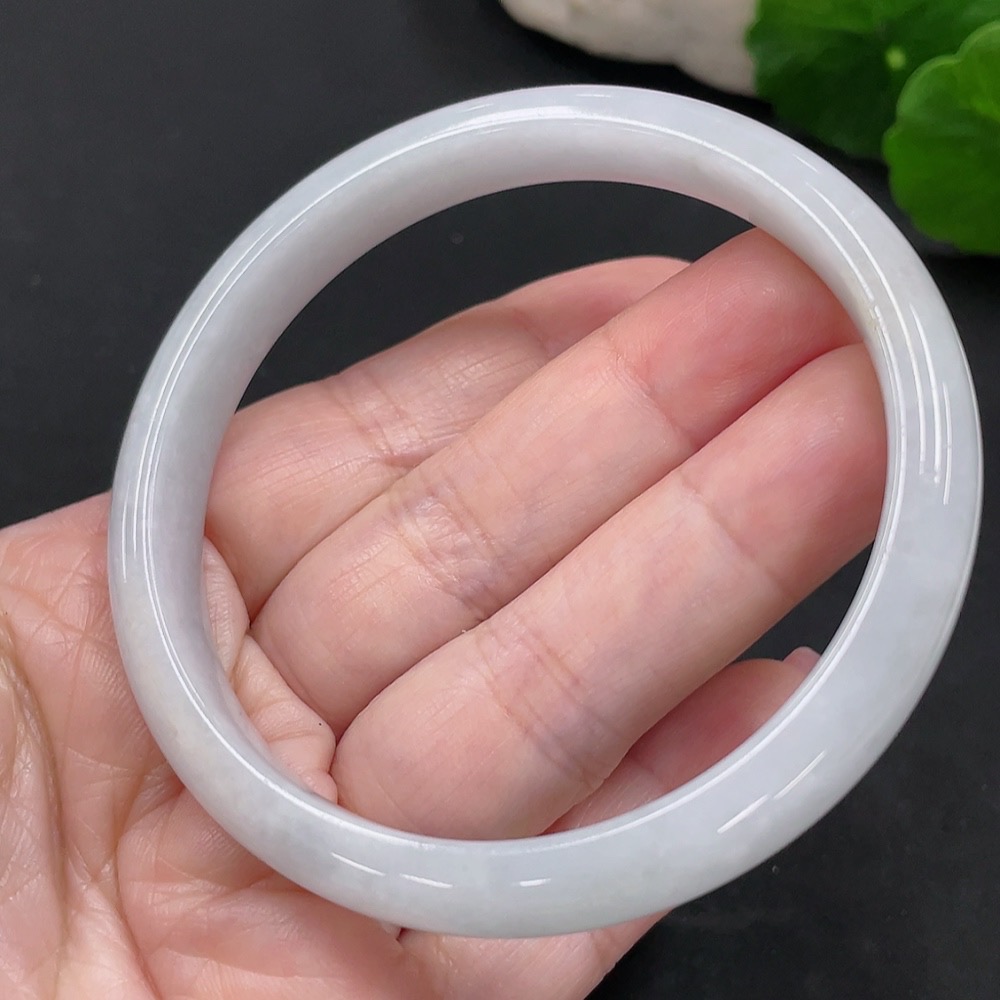 F25904847 Jadeite Round Bracelet, 59.4 Inner Diameter, Total Weight Approx. 35.4g