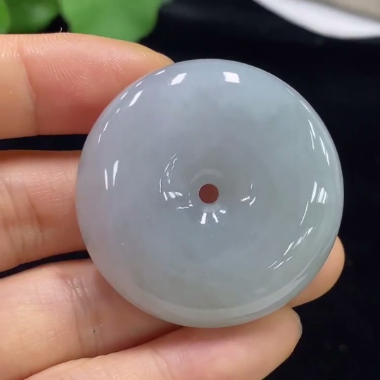 F34948155 Jadeite Peace Pendant with a total weight of approximately 37.6 grams