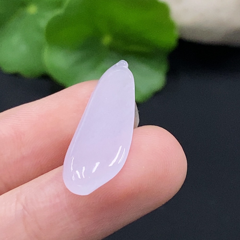 F33927126 Jadeite Inlaid Piece Total Weight Approx. 1.63g