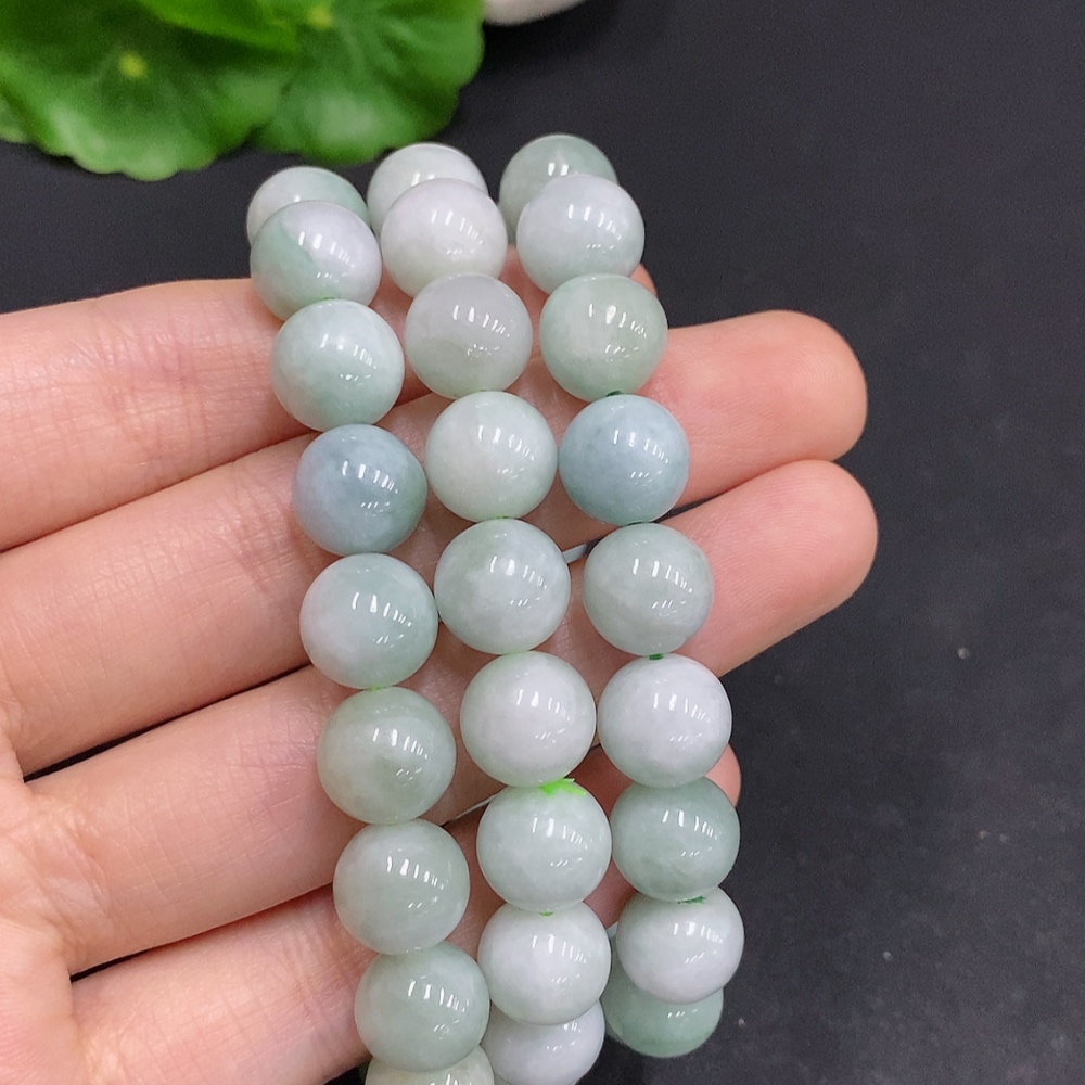 F33876557 Jadeite Bead Bracelet One Lot Sale