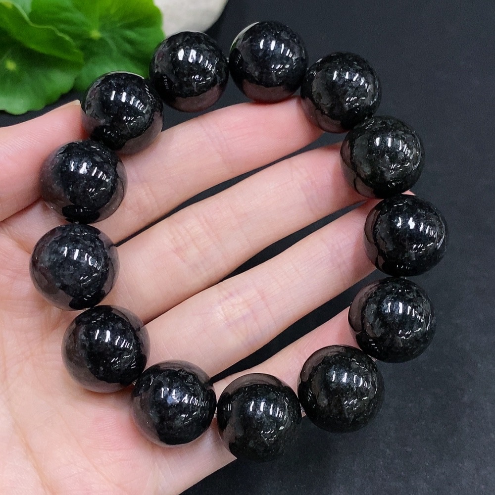 F33940674 Jadeite bracelet, total weight about 107.6g, size approx. 16.8mm