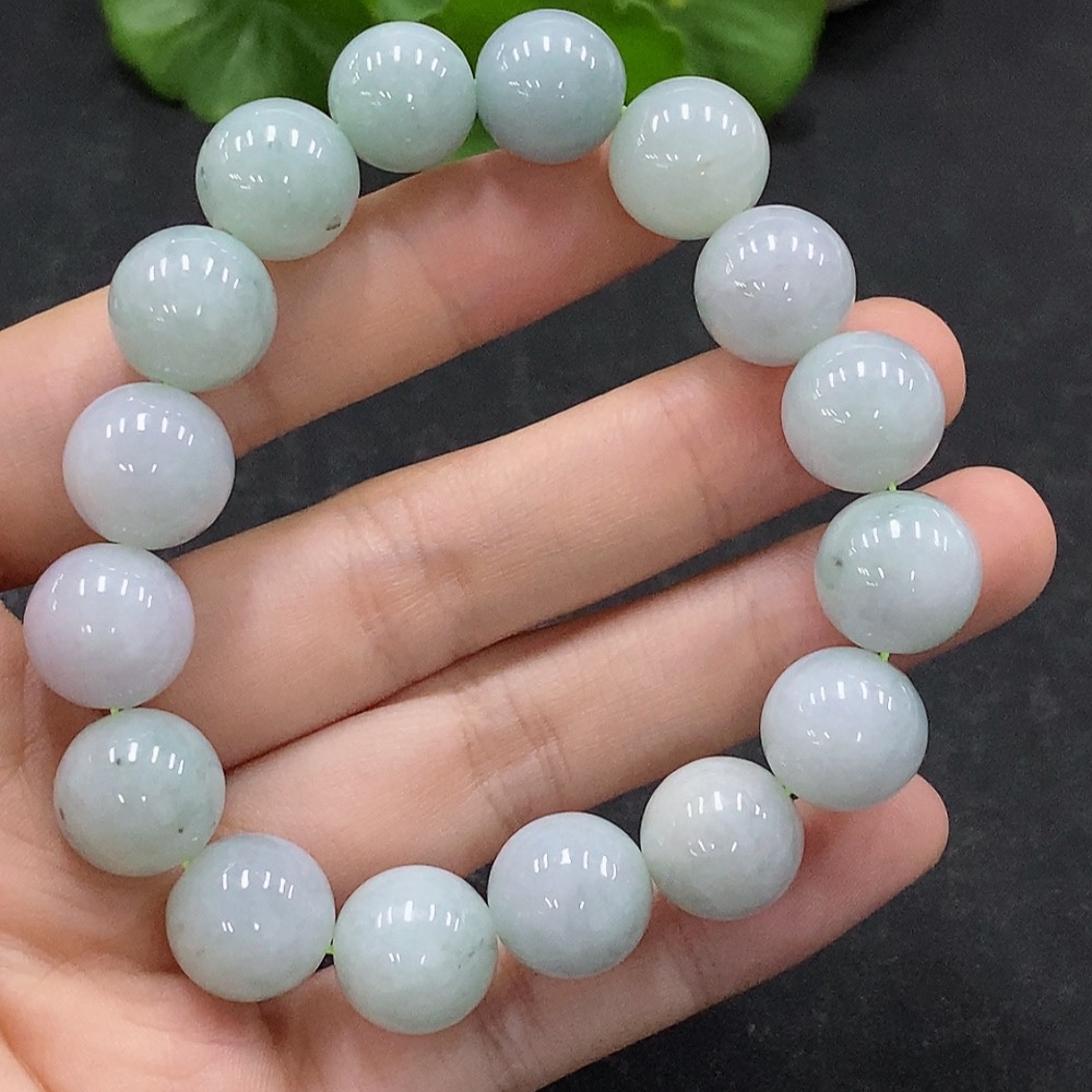 F34964893 Jadeite Bracelet Approximately 12.5mm, Containing Other Mineral Components, Total Weight About 54.25g