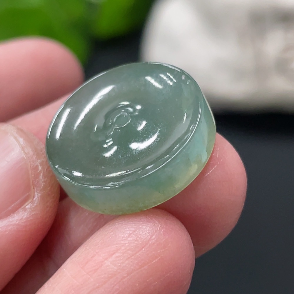 F26974987 Jadeite Peace Pendant, Total Weight Approx. 2.77g