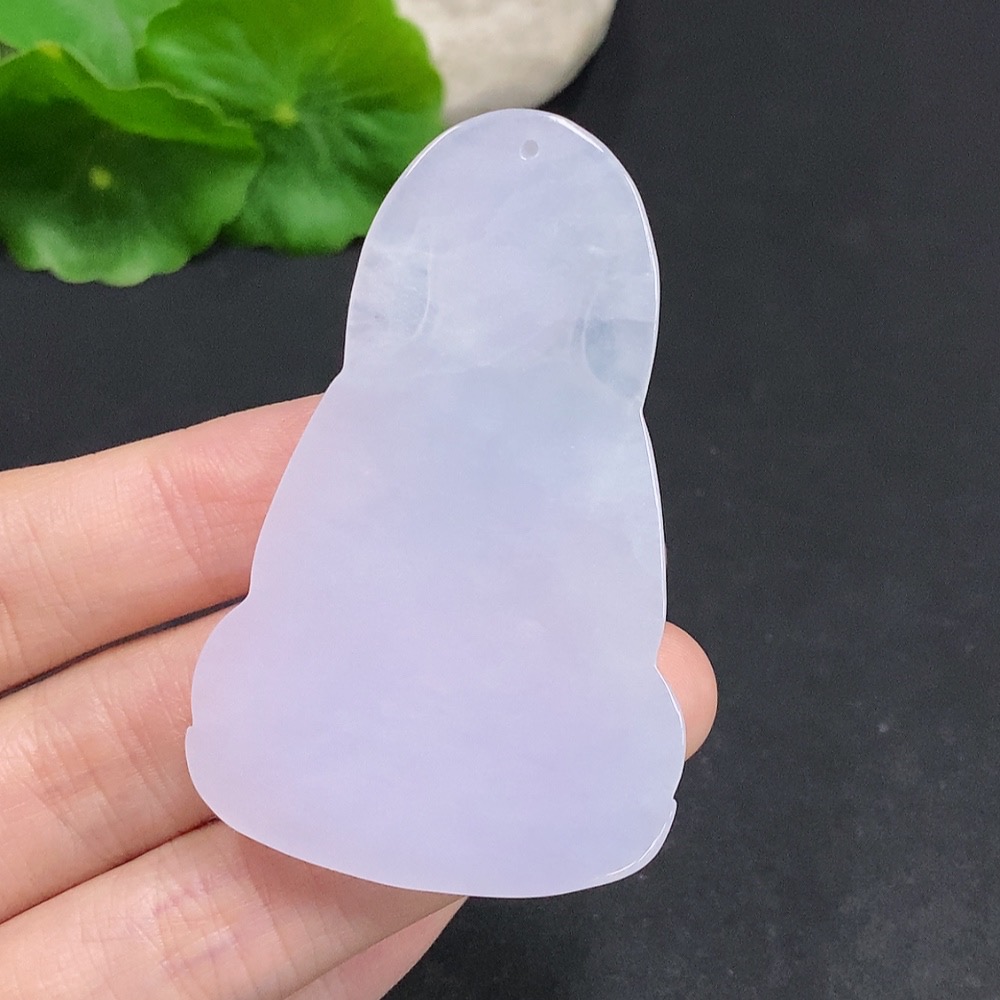 F34077419 Jadeite Guanyin Pendant Total weight about 24.8g