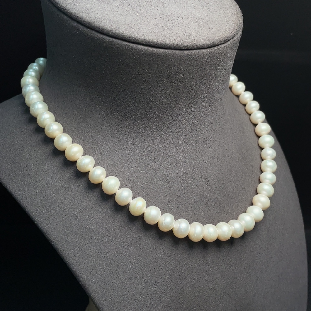 C34993202 Pearl Necklace Non-Gold Total Weight Approx. 49g Size About 9.3mm