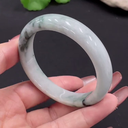 F27115310 Jadeite Regular Bangle, Inner Diameter 53.8, Total Weight Approx. 43.48g
