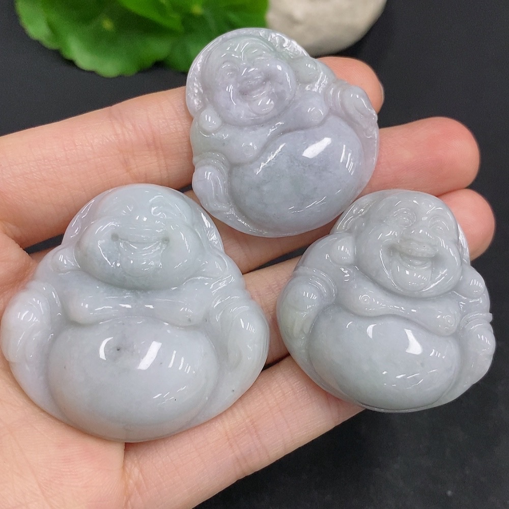F32793849 JadeiteBuddha Pendant Set Wholesale