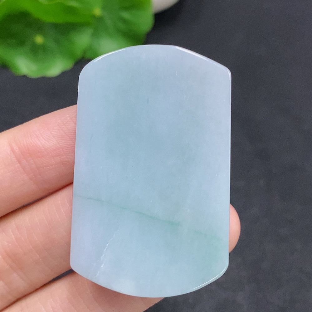 F33830790 Jadeite Plain Pendant, Total Weight Approx. 21.2g