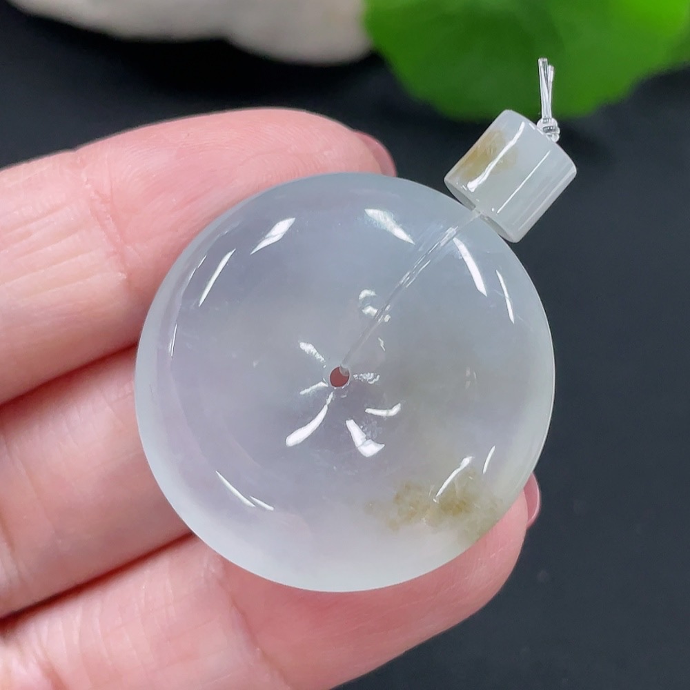 F24787490 JadeitePeace Knot Pendant, Total Weight Approx. 11.4g