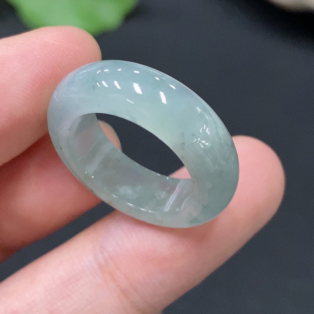 F27123630 Jadeite Ring Total Weight Approx.4.23g Size 9