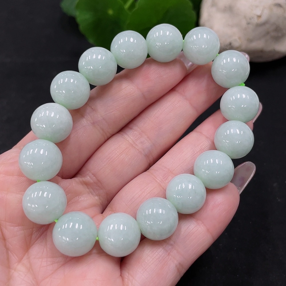 F35082327 Jadeite Bracelet, Approx. 12mm, Total Weight Approx. 47.9g