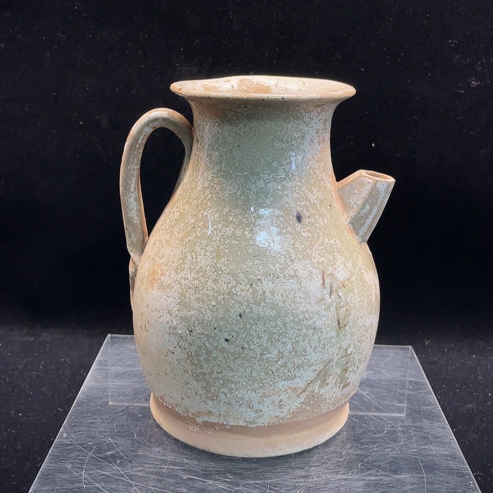 W28240107 Doubtful Ceramic Intact Changsha Kiln Inscription Spouted Pot (subject to the actual item)