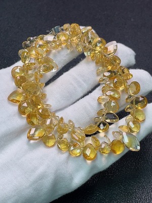 C34989460 Crystal Bead Chain Non-Gold Total Weight Approx. 39.99g Card 2.8mm