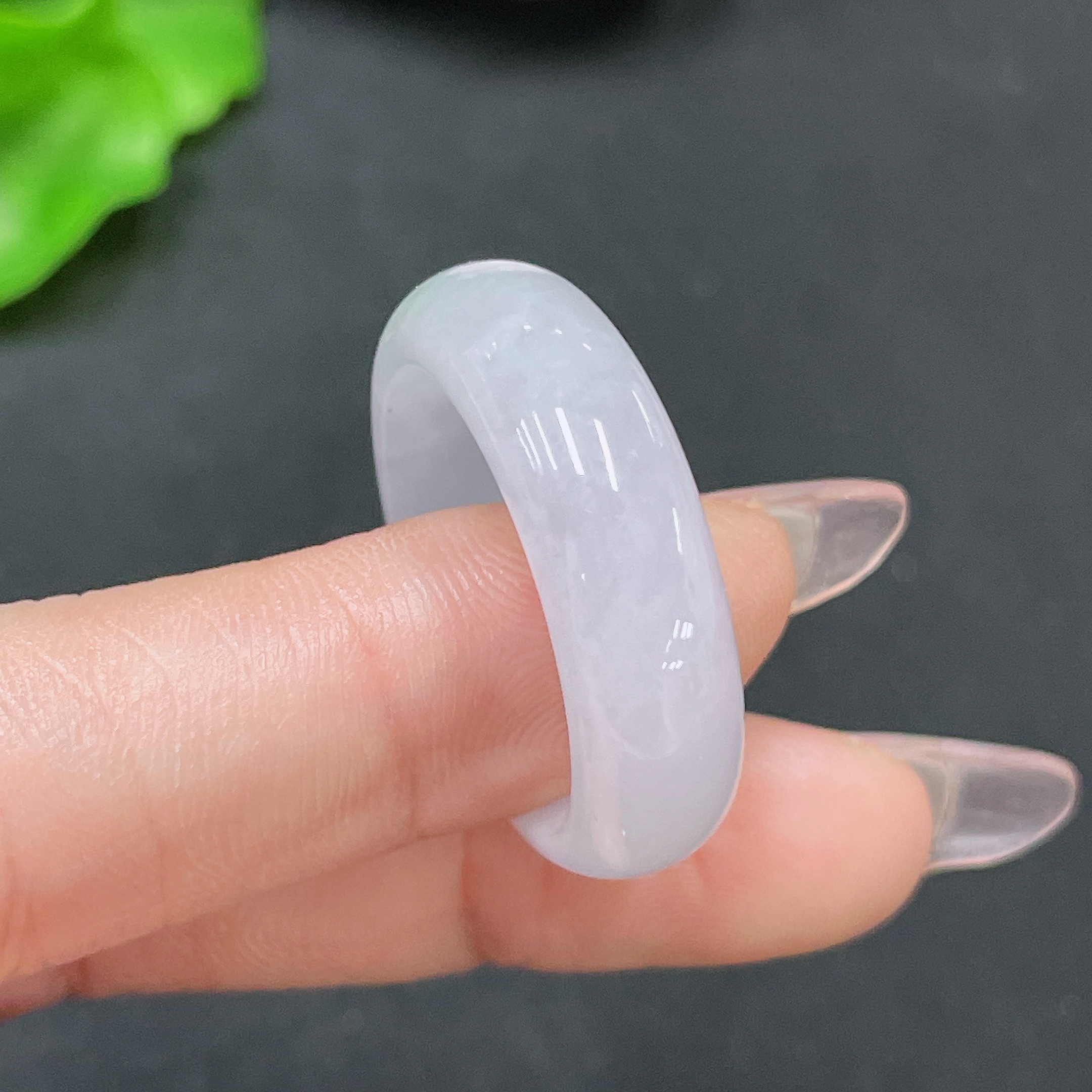 F34021808 Jadeite Ring Total Weight Approx.6.15g Size 25