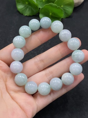 F34964893 Jadeite Bracelet Approximately 12.5mm, Containing Other Mineral Components, Total Weight About 54.25g