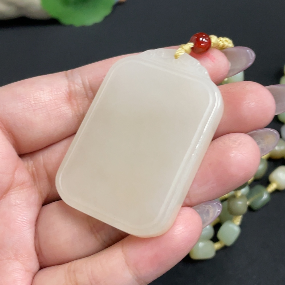 H33902137 Hetian Jade Pendant, Plain Pendant