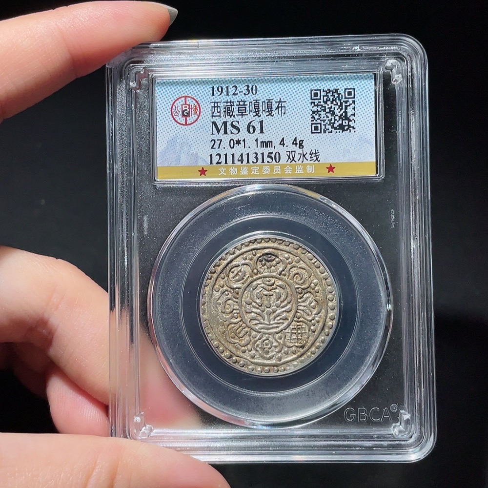 Q27077844 Tibetan Trangka Ngambu Silver Coin