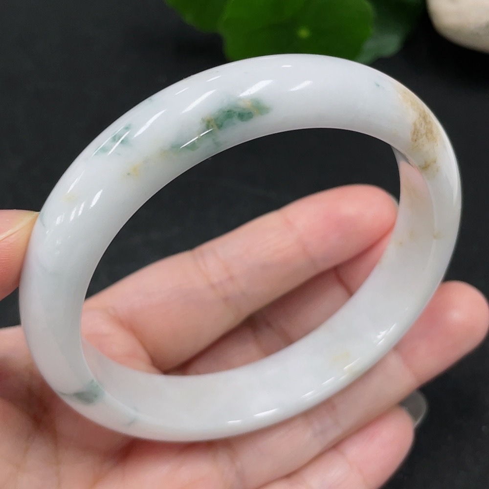 F29396714 Jadeite Regular Bangle 60.5 Loop Size Total Weight Approximately 56.3g