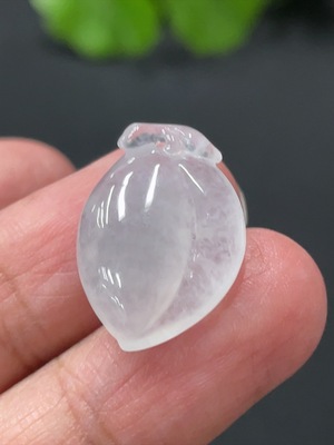 F32756250 Jadeite Fu Peach Pendant, Total Weight Approx. 2.56g