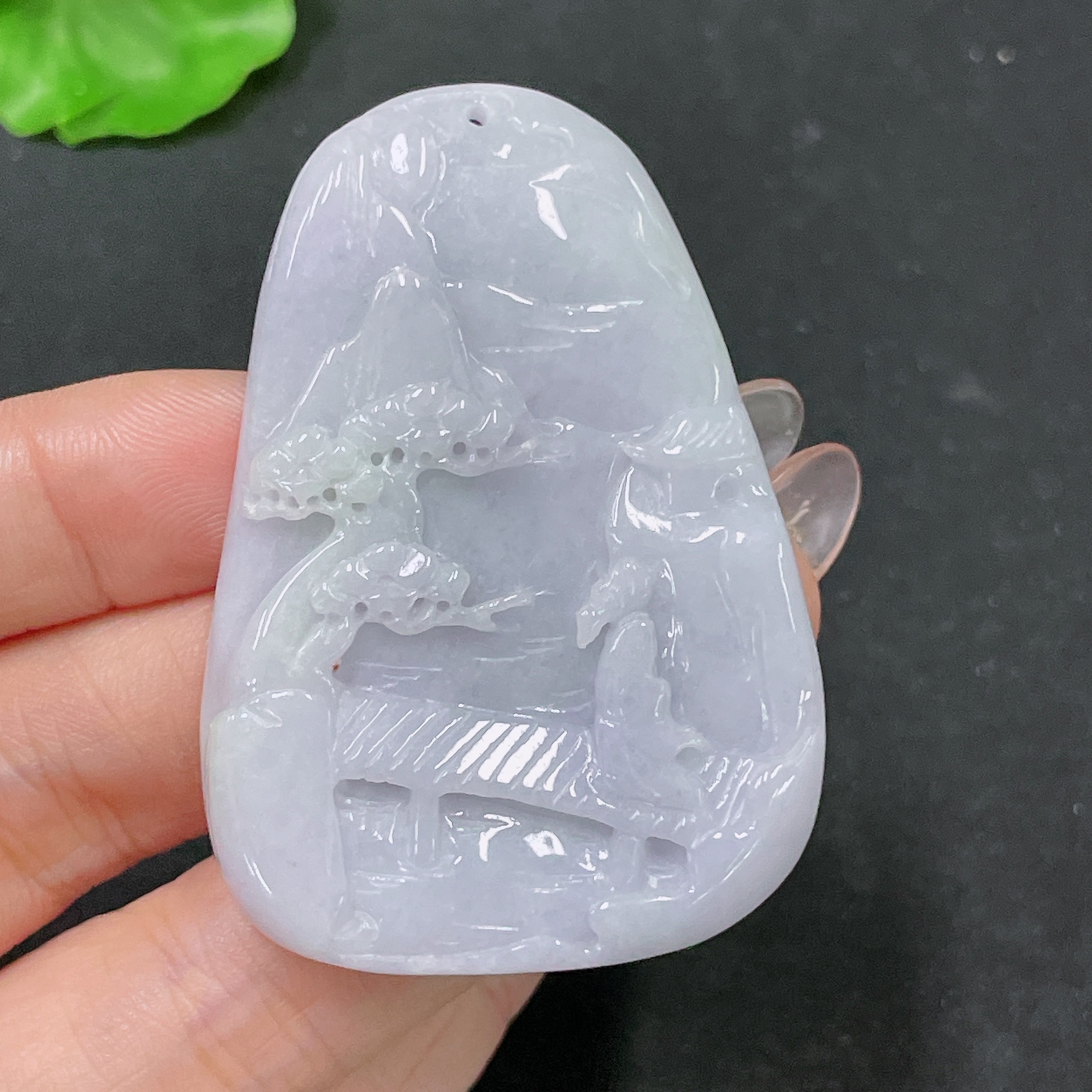 F34064107 Jadeite Pendant Landscape Total weight approx. 31.92g