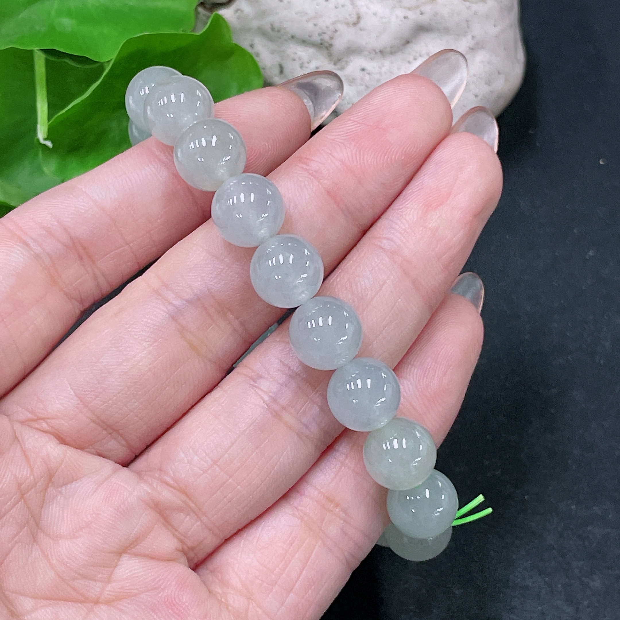 F34985012 Jadeite Bracelet Total Weight Approx. 31.08g Size 10mm