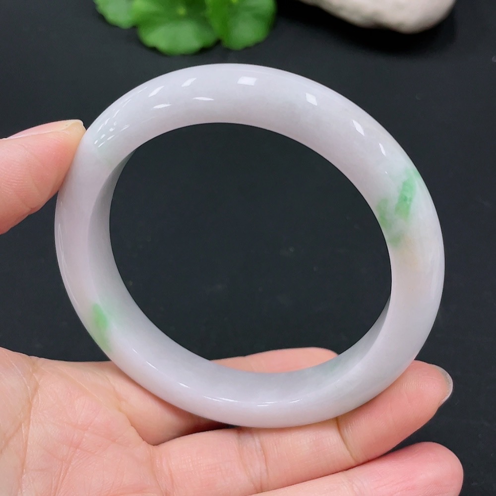F25907598 Jadeite Round Bracelet Size 59.4 Total Weight Approx. 66.98g