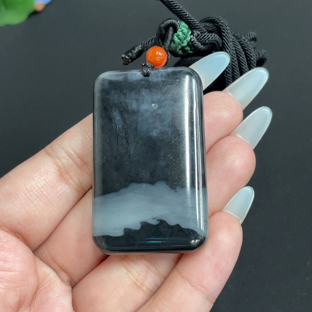 H31599337 Hetian Jade Pendant, Plain Pendant