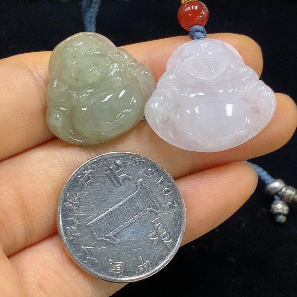 F35094993 Jadeite Buddha Pendant Sell as a Lot Non-Gold